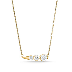 FNVD122_00 "3" Diamond Necklace