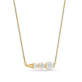 FNVD122_00 "3" Diamond Necklace