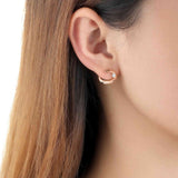 FXVDA31_00 "0" Diamond earring