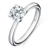 UU2639 Vela Solitaire Ring with Diamond Gallery