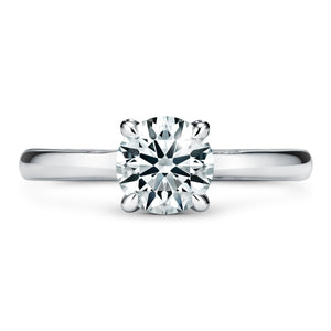 UU2639 Vela Solitaire Ring with Diamond Gallery