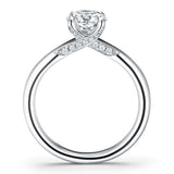 UU2639 Vela Solitaire Ring with Diamond Gallery