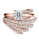 UU2639 Vela Solitaire Ring with Diamond Gallery