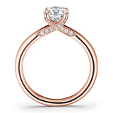 UU2639 Vela Solitaire Ring with Diamond Gallery