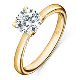 UU2639 Vela Solitaire Ring with Diamond Gallery