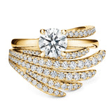 UU2639 Vela Solitaire Ring with Diamond Gallery