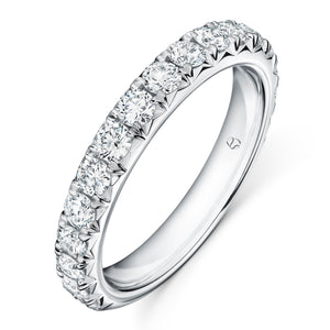 UU2642 Vela French Cut Pavé Band