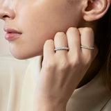 UU2642 Vela French Cut Pavé Band