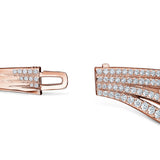 UU2653 Vela French Cut Pavé Bangle