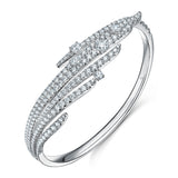UU2653 Vela French Cut Pavé Bangle