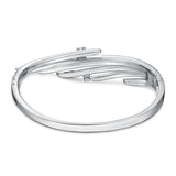UU2653 Vela French Cut Pavé Bangle