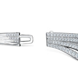 UU2653 Vela French Cut Pavé Bangle