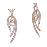 UU2779 Vela Twisted Drop Earrings, Large