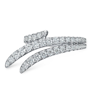 UU2783 Vela Triple Row Pavé Ring