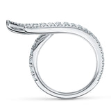 UU2783 Vela Triple Row Pavé Ring