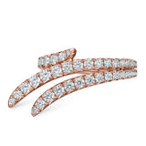 UU2783 Vela Triple Row Pavé Ring