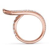 UU2783 Vela Triple Row Pavé Ring