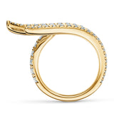 UU2783 Vela Triple Row Pavé Ring