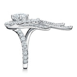 UU2784 Vela Twisted Cocktail Ring