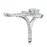UU2784 Vela Twisted Cocktail Ring
