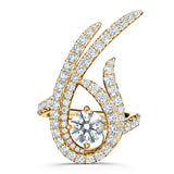 UU2784 Vela Twisted Cocktail Ring