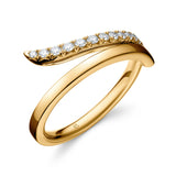 UU2786 VELA French Cut Pavé Diamond Ring