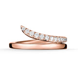 UU2786 VELA French Cut Pavé Diamond Ring