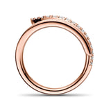 UU2786 VELA French Cut Pavé Diamond Ring