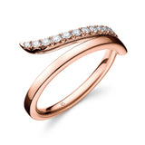 UU2786 VELA French Cut Pavé Diamond Ring