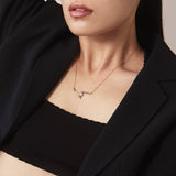 UU2789 Vela Solitaire Crossover Pendant