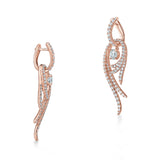 UU2795 Vela Twisted Drop Earrings, Small
