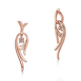 UU2795 Vela Twisted Drop Earrings, Small