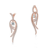 UU2795 Vela Twisted Drop Earrings, Small