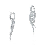 UU2795 Vela Twisted Drop Earrings, Small