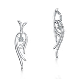 UU2795 Vela Twisted Drop Earrings, Small