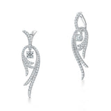 UU2795 Vela Twisted Drop Earrings, Small