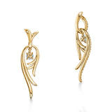 UU2795 Vela Twisted Drop Earrings, Small