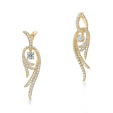 UU2795 Vela Twisted Drop Earrings, Small