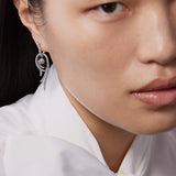 UU2795 Vela Twisted Drop Earrings, Small