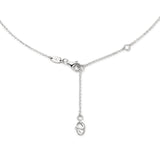 UU2806 VELA French Cut Pavé Diamond Pendant Necklace