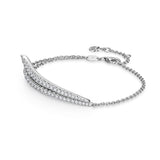 UU2856 VELA French Cut Pavé Diamond Bracelet