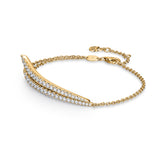UU2856 VELA French Cut Pavé Diamond Bracelet