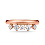 UU2862 Barre Floating Diamond Ring