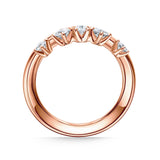 UU2862 Barre Floating Diamond Ring