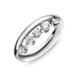 UU2862 Barre Floating Diamond Ring