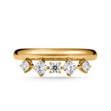 UU2862 Barre Floating Diamond Ring