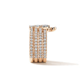 UU2863 VELA French Cut Pavé Diamond Cocktail Ring