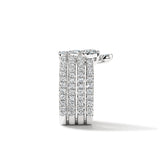 UU2863 VELA French Cut Pavé Diamond Cocktail Ring