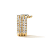 UU2863 VELA French Cut Pavé Diamond Cocktail Ring
