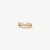 UU2875 Barre Floating Diamond Ear Cuff